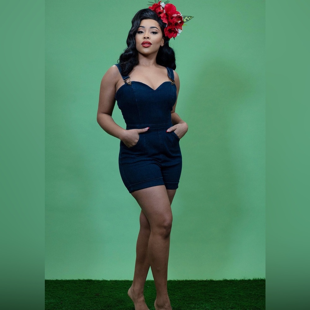 Collectif Denim Playsuit